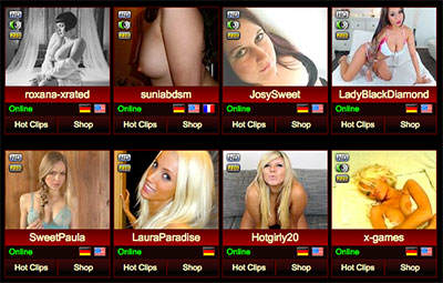 Sexcam Girls auf Visit-X.net