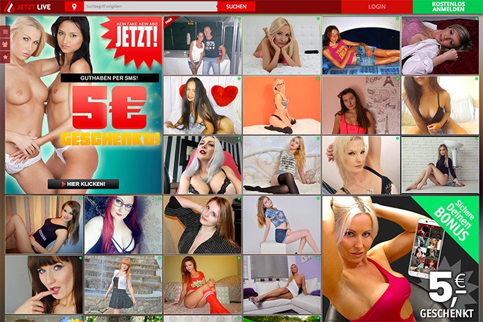 jetztlive.com ist ein deutsches Sexcamportal