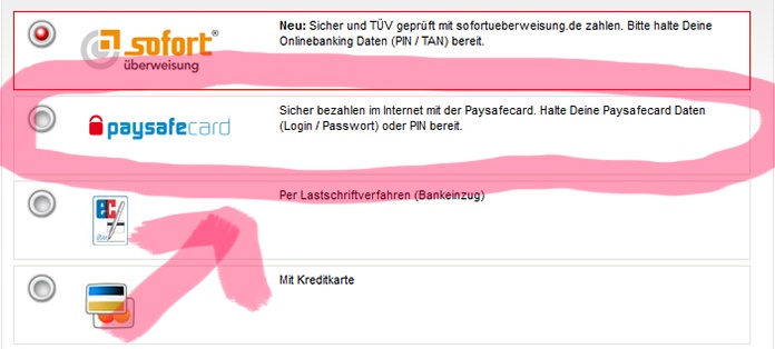 Camsex online per Paysafecard bezahlen